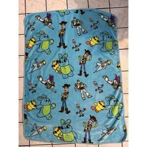 Disney Pixar Toy Story 4 Plush Fleece Throw Blanket 47”x35”